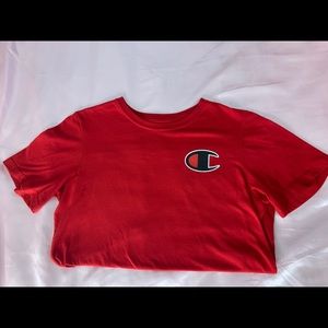 Red Champion Tee